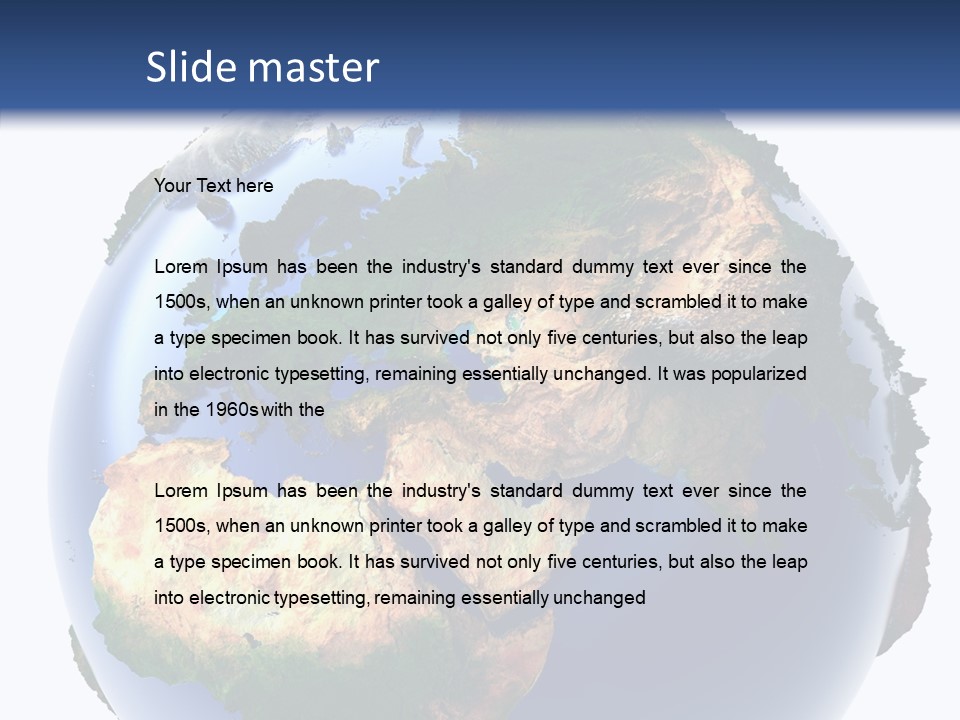 Globe 3D PowerPoint Template