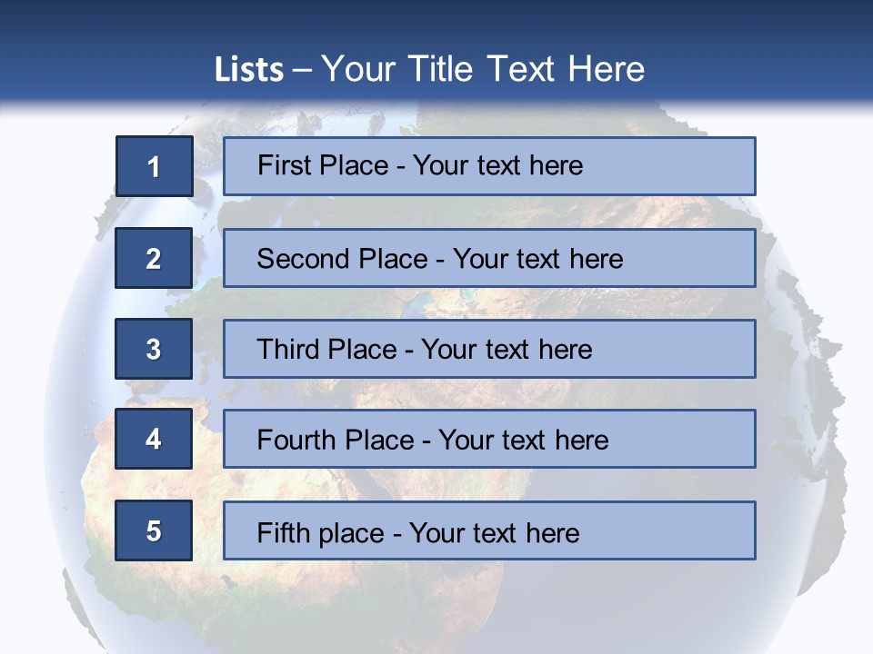 Globe 3D PowerPoint Template