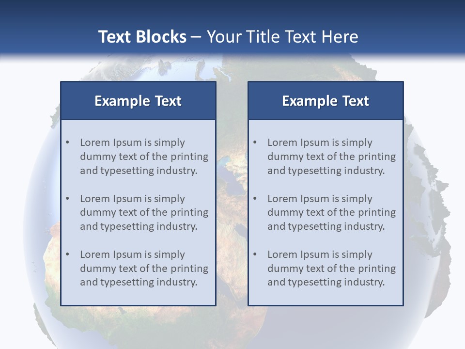 Globe 3D PowerPoint Template