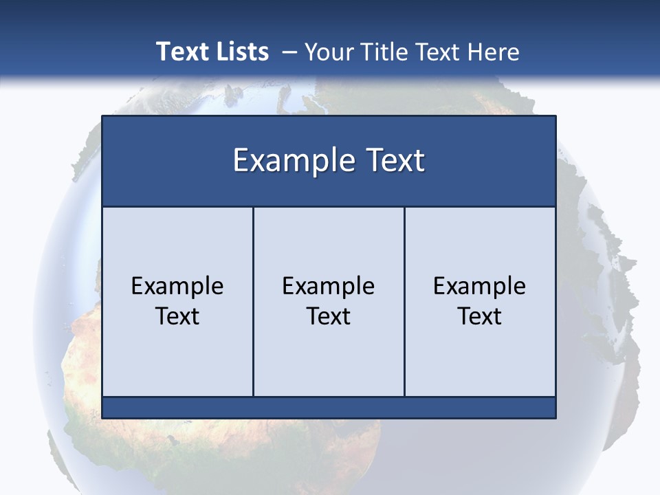 Globe 3D PowerPoint Template