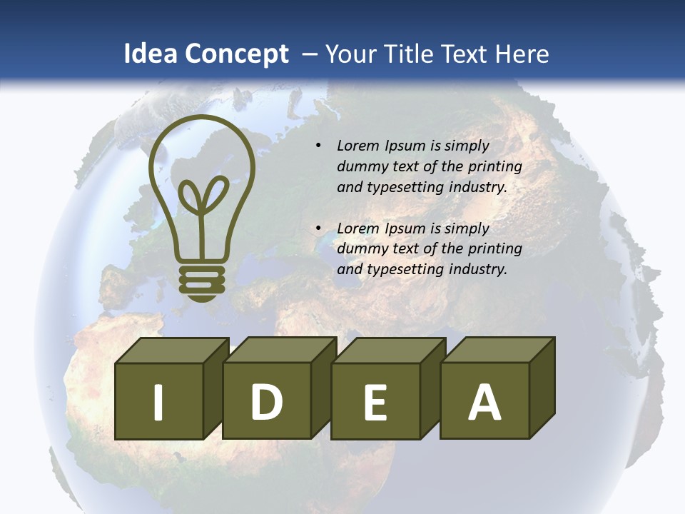 Globe 3D PowerPoint Template