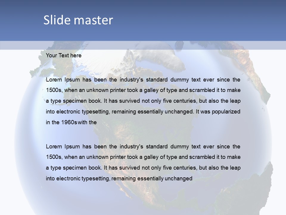 Real Earth PowerPoint Template