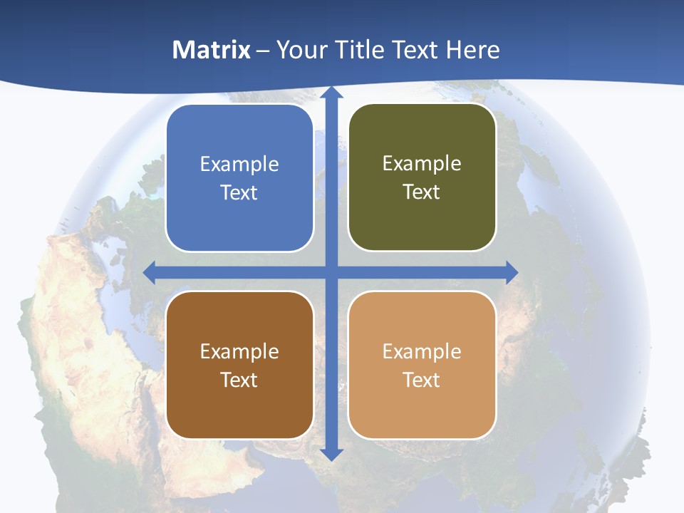 White World Navigate PowerPoint Template