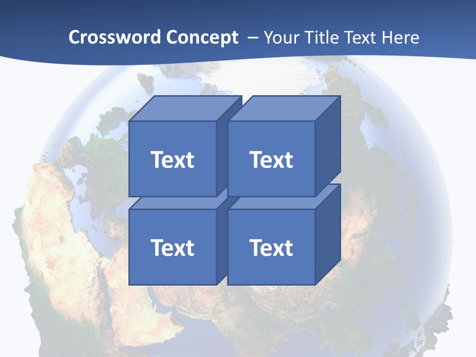 White World Navigate PowerPoint Template