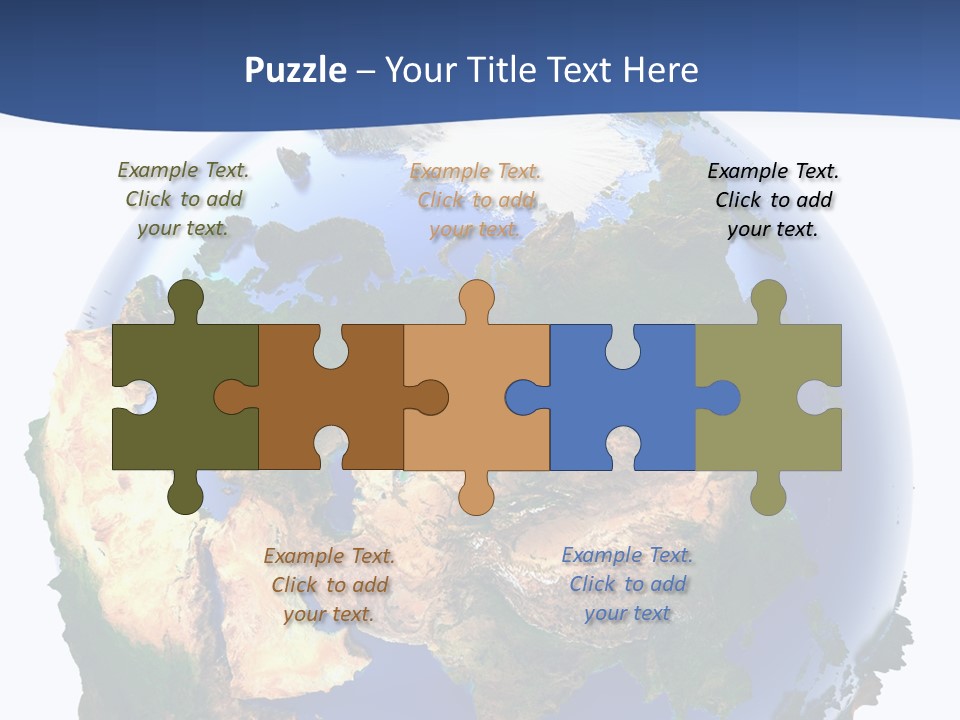 White World Navigate PowerPoint Template