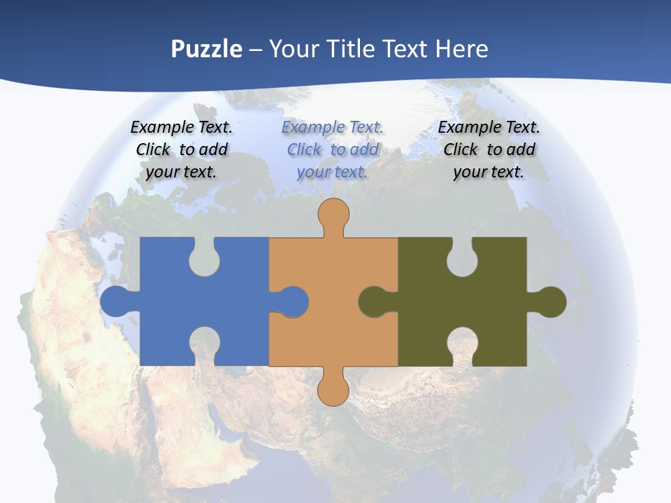 White World Navigate PowerPoint Template