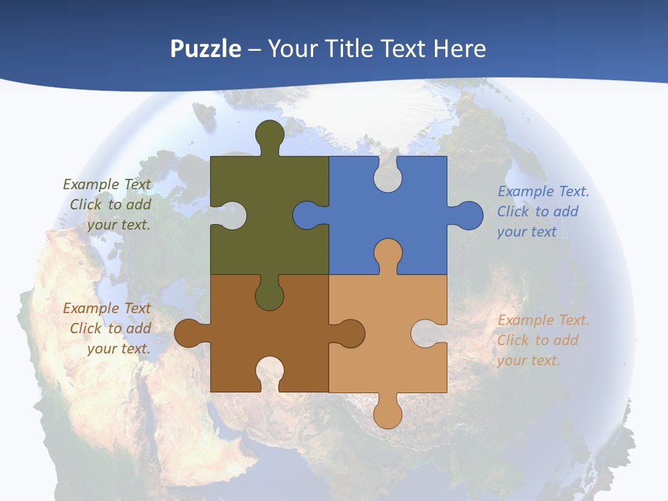 White World Navigate PowerPoint Template