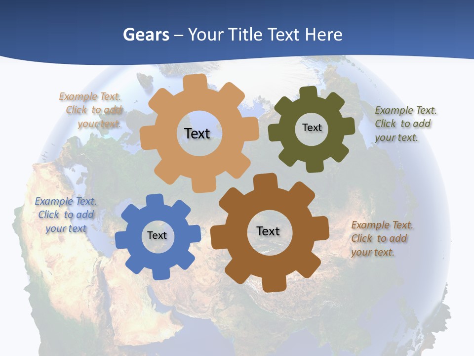 White World Navigate PowerPoint Template