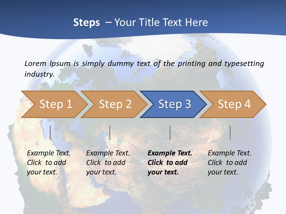 White World Navigate PowerPoint Template