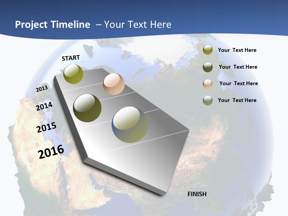 White World Navigate PowerPoint Template