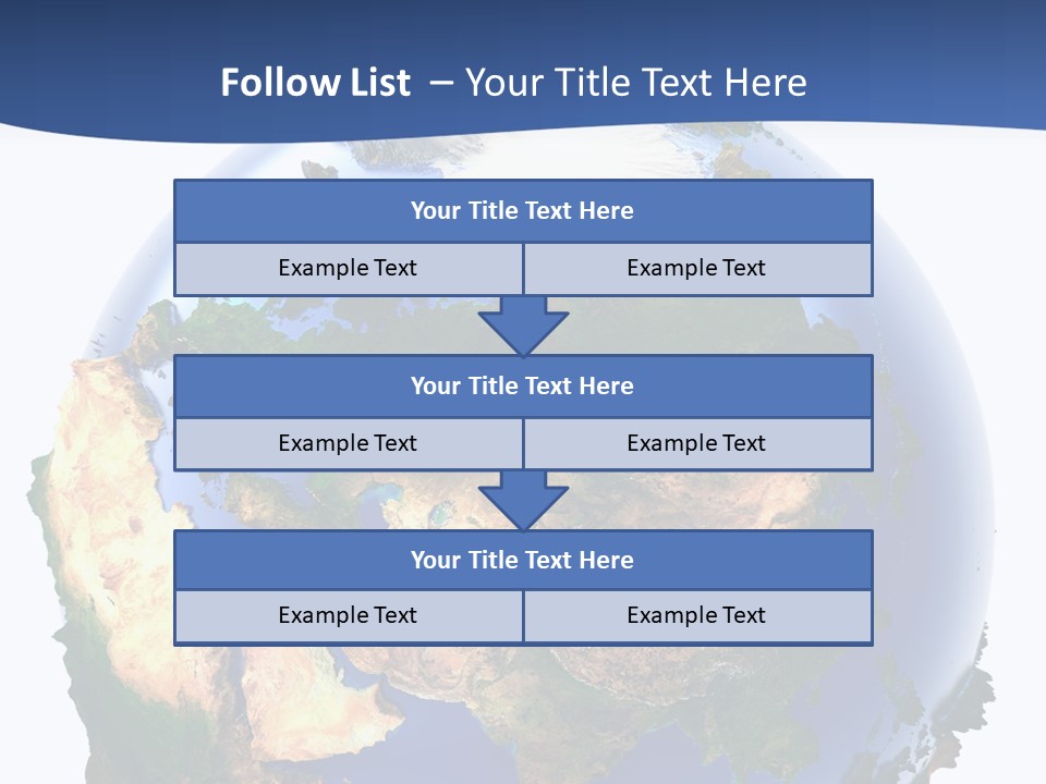 White World Navigate PowerPoint Template