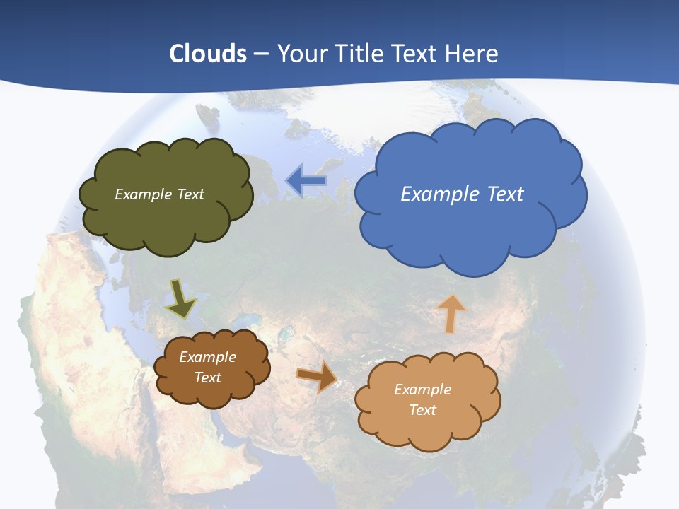 White World Navigate PowerPoint Template