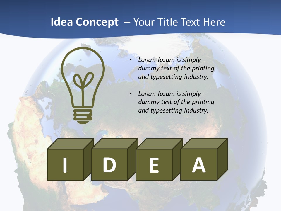 White World Navigate PowerPoint Template