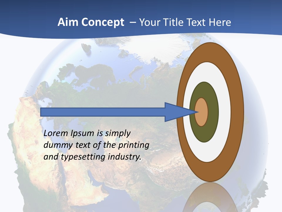 White World Navigate PowerPoint Template