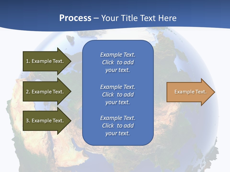 White World Navigate PowerPoint Template
