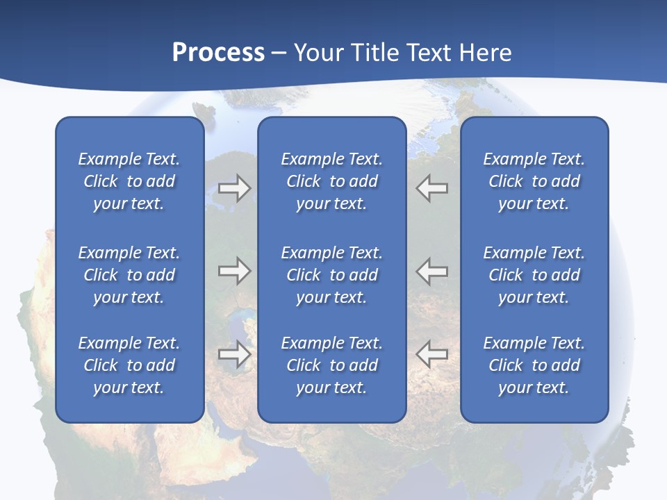 White World Navigate PowerPoint Template
