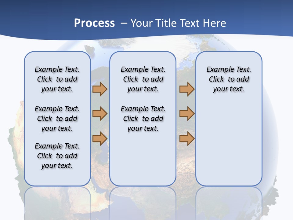 White World Navigate PowerPoint Template