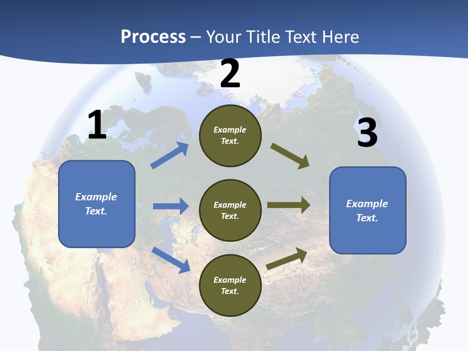 White World Navigate PowerPoint Template