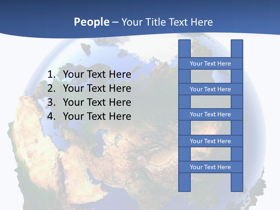 White World Navigate PowerPoint Template