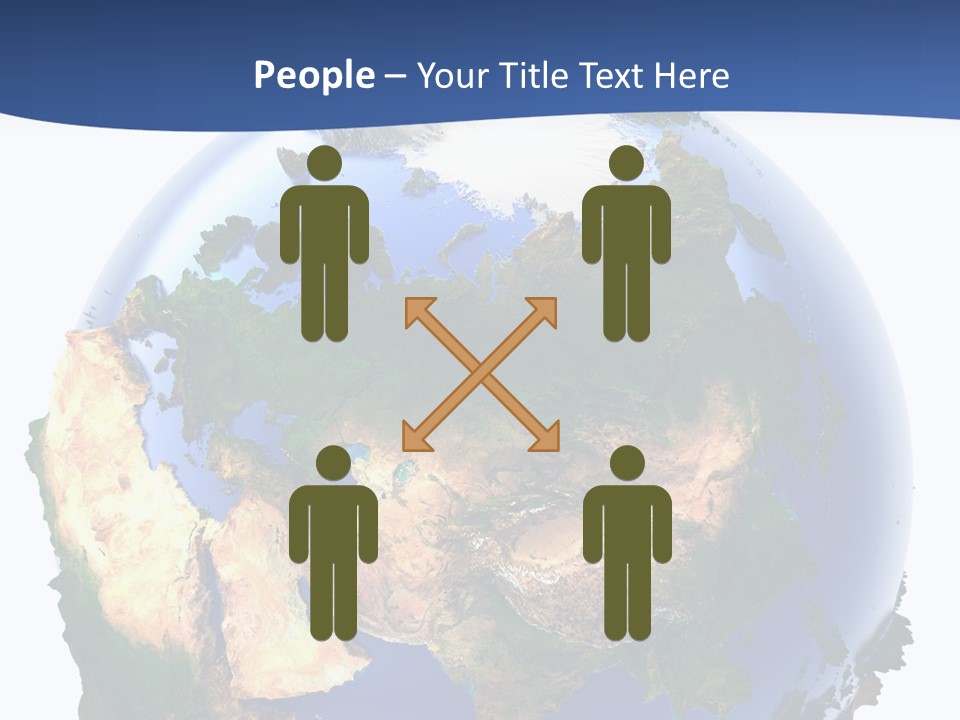 White World Navigate PowerPoint Template