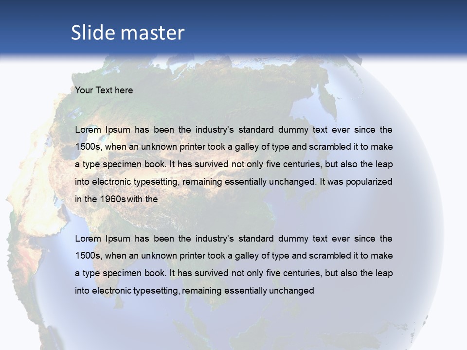 Real Earth PowerPoint Template