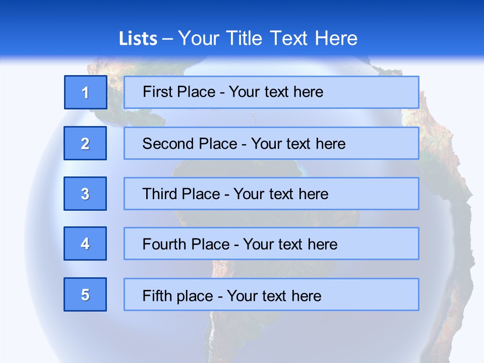 Elevation Pole Land PowerPoint Template