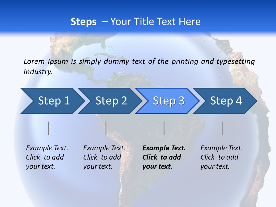 Elevation Pole Land PowerPoint Template