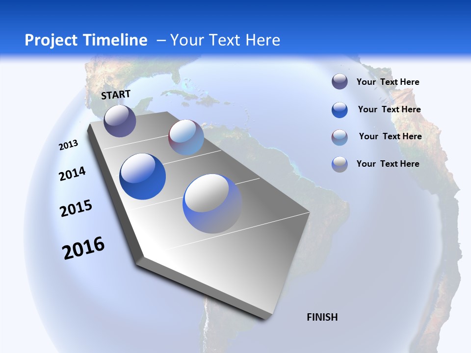 Elevation Pole Land PowerPoint Template