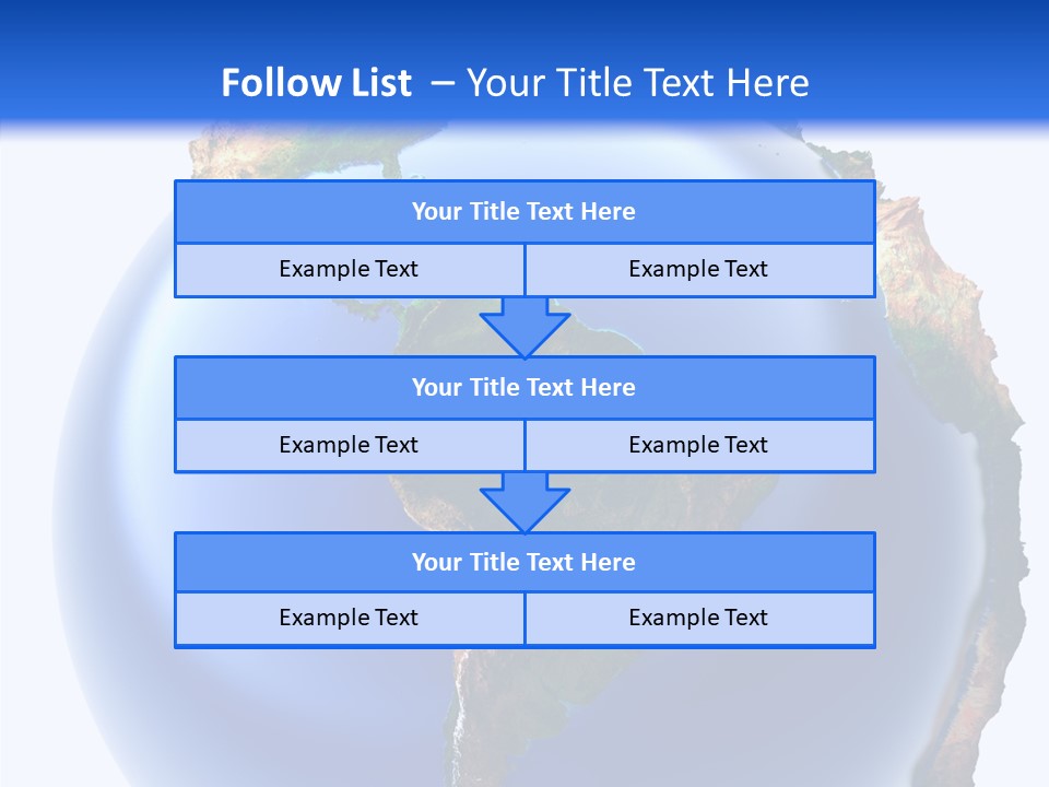 Elevation Pole Land PowerPoint Template