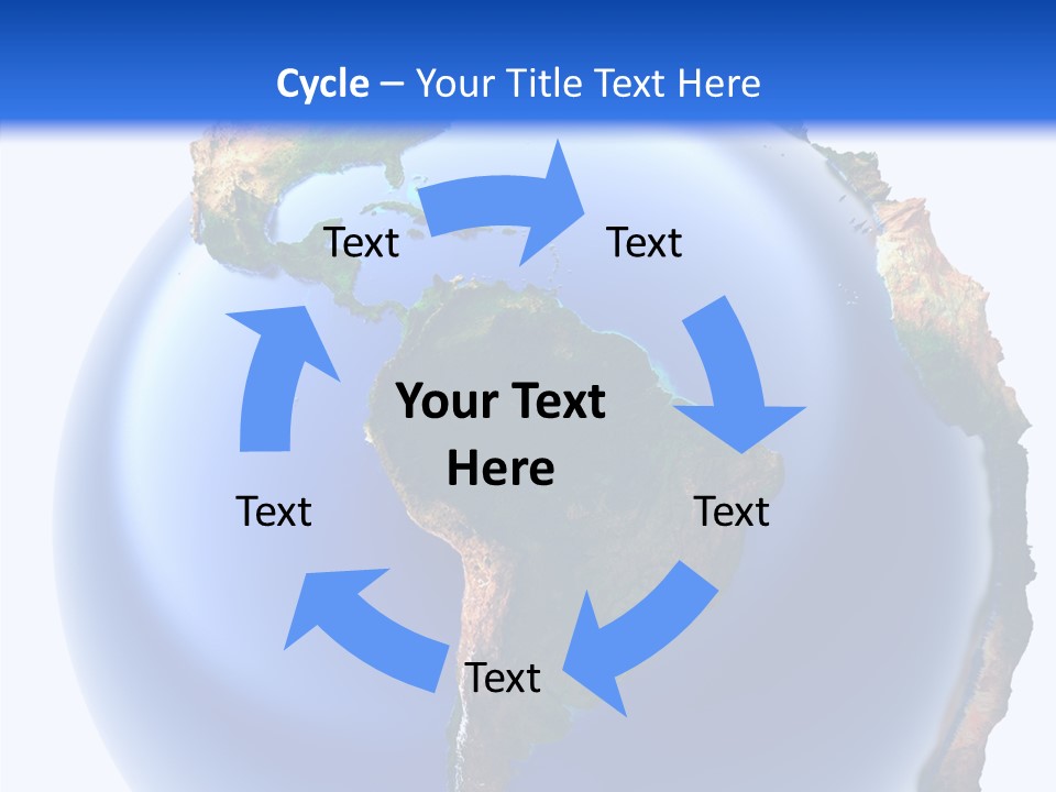 Elevation Pole Land PowerPoint Template