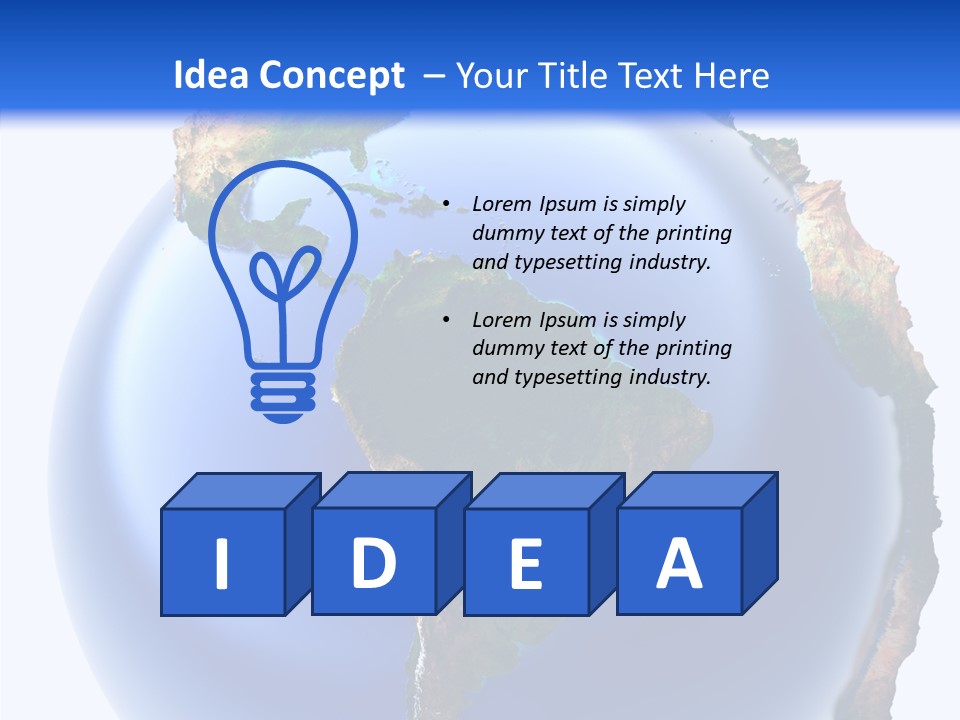 Elevation Pole Land PowerPoint Template
