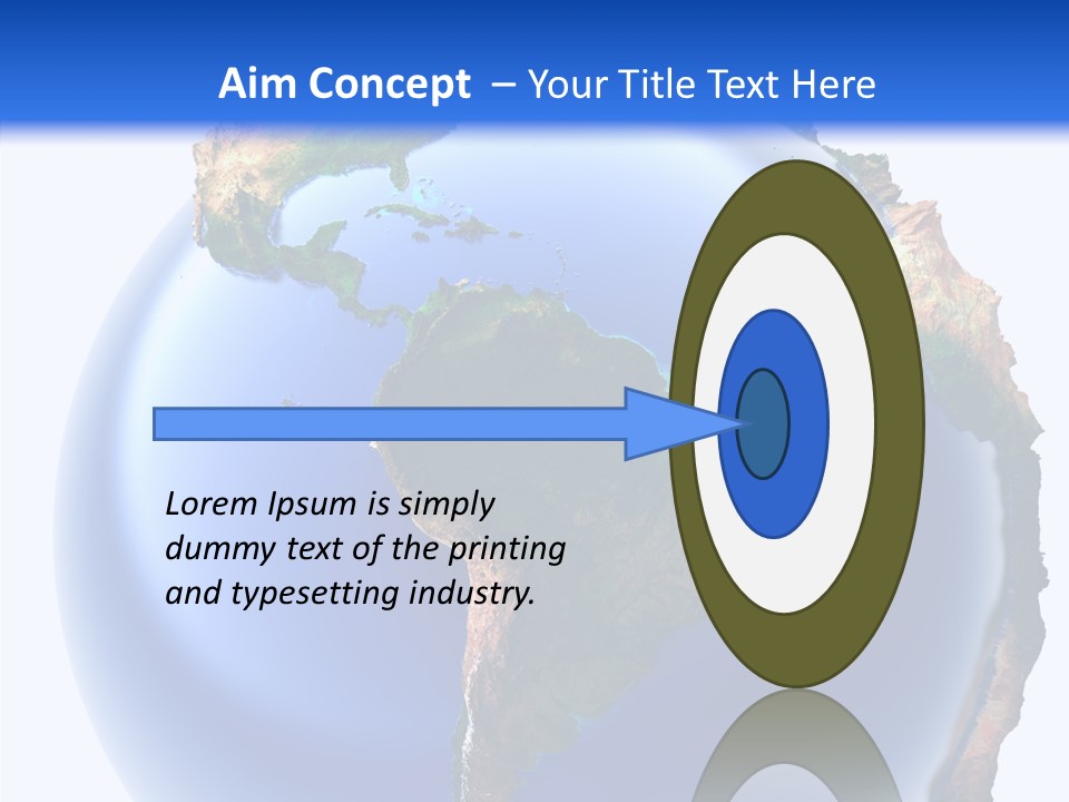 Elevation Pole Land PowerPoint Template