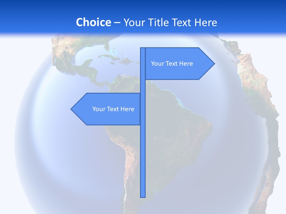 Elevation Pole Land PowerPoint Template