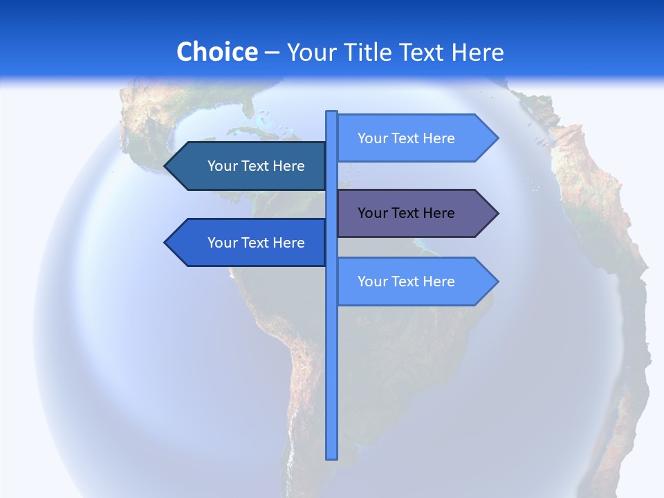 Elevation Pole Land PowerPoint Template