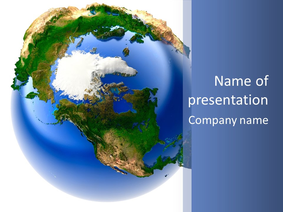 Globe Relief PowerPoint Template