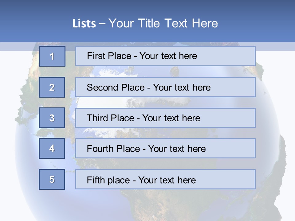 Globe Relief PowerPoint Template