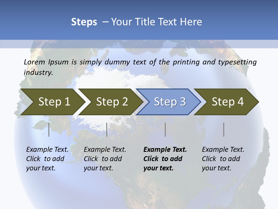 Globe Relief PowerPoint Template