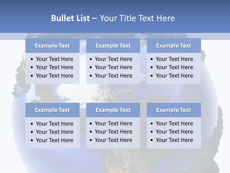 Globe Relief PowerPoint Template