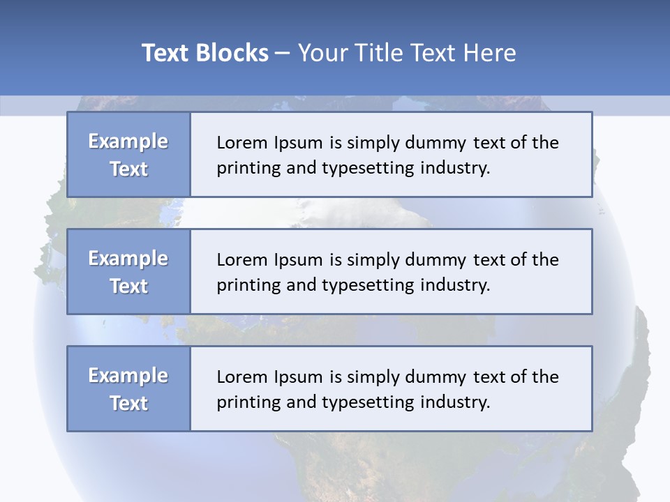 Globe Relief PowerPoint Template