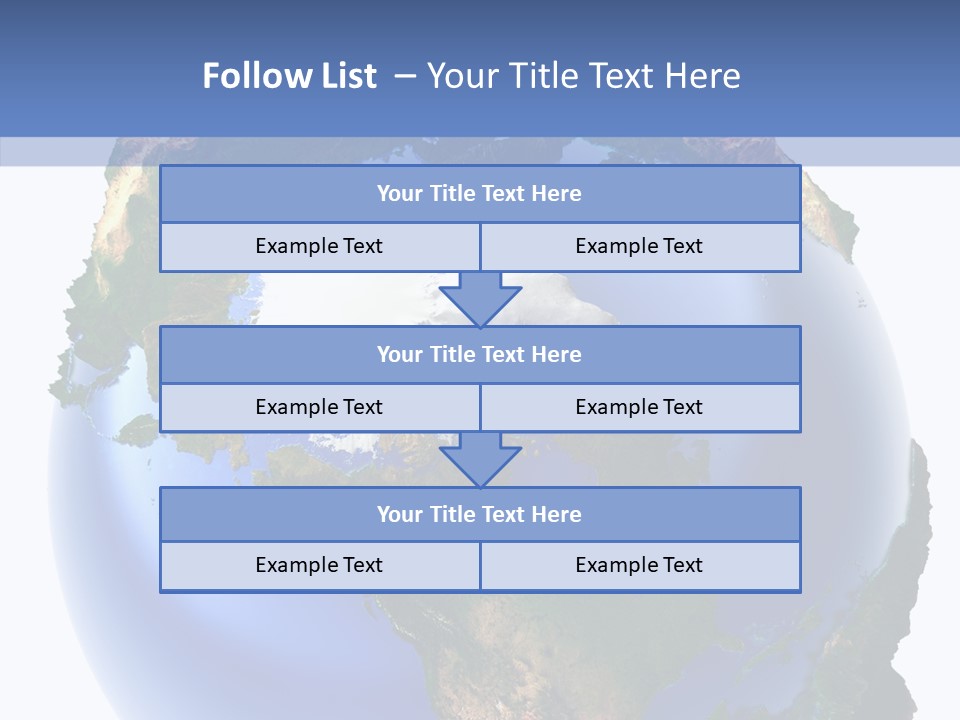 Globe Relief PowerPoint Template