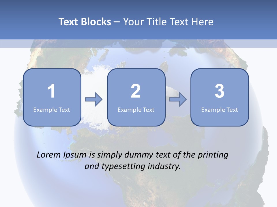 Globe Relief PowerPoint Template