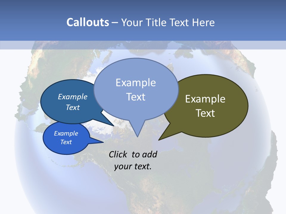 Globe Relief PowerPoint Template