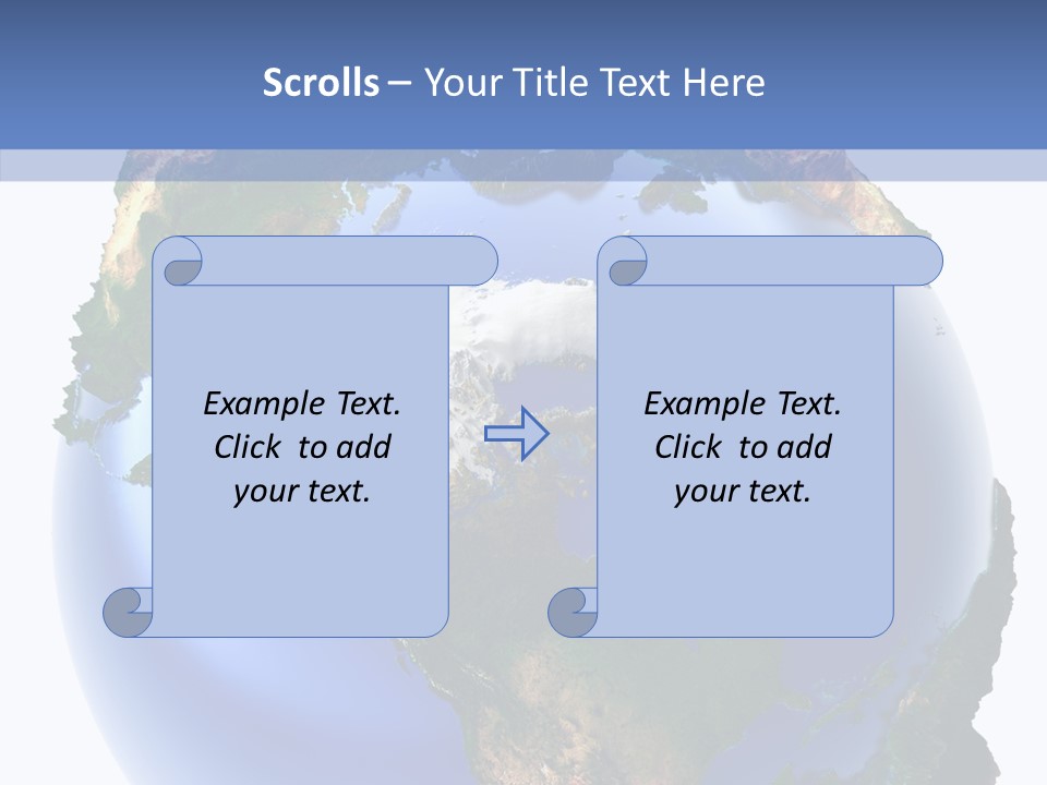 Globe Relief PowerPoint Template