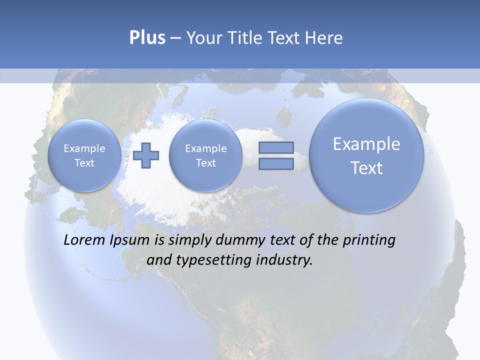 Globe Relief PowerPoint Template