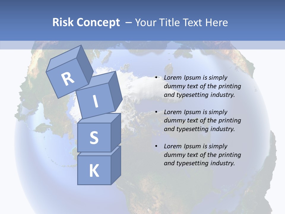 Globe Relief PowerPoint Template