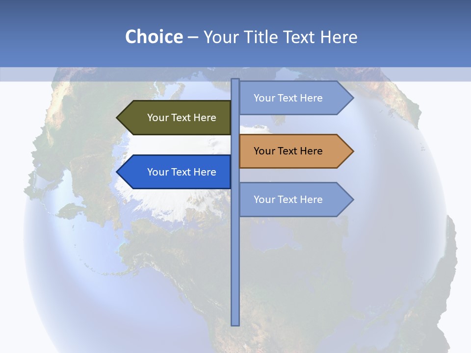 Globe Relief PowerPoint Template