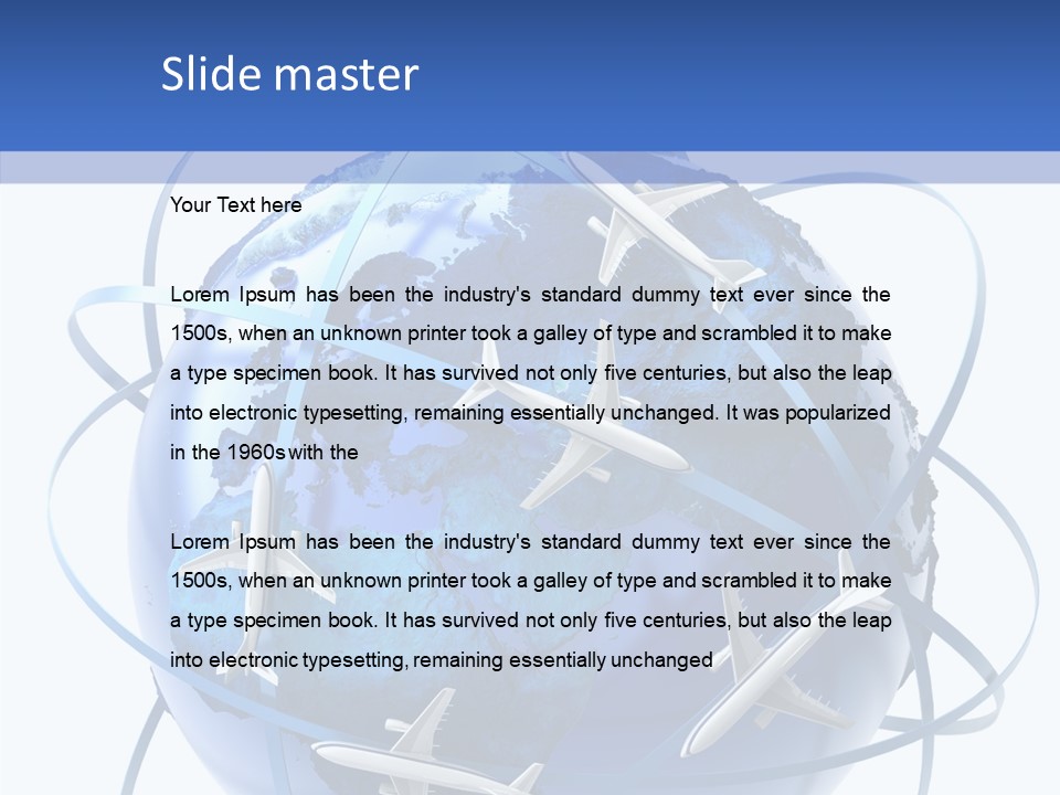 Air Travel PowerPoint Template