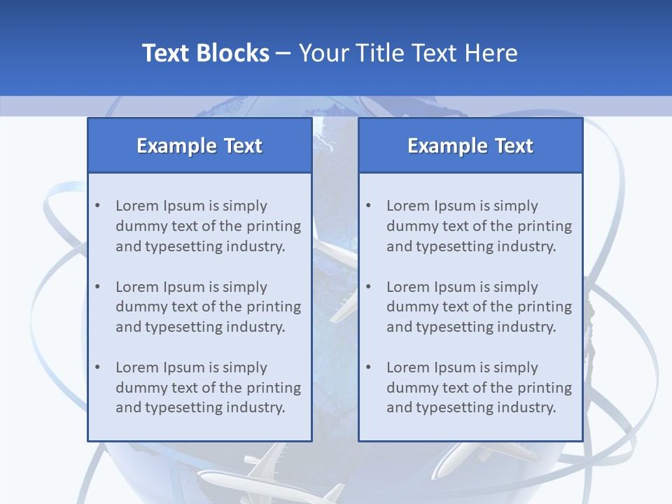 Air Travel PowerPoint Template