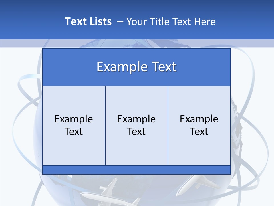 Air Travel PowerPoint Template