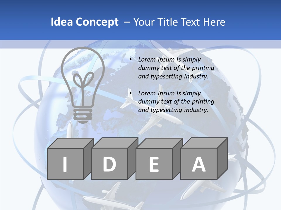 Air Travel PowerPoint Template